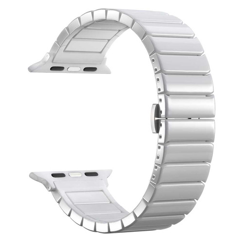 Ремешок Lyambda Libertas для Apple Watch Series 3/4/5/6/SE, белый [ds-apg-06-44-wh]