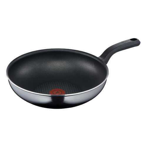 Сковорода ВОК (WOK) Tefal Resist D5161953, 28см, без крышки, черный [2100113629]