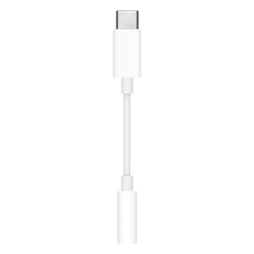 Переходник Apple MU7E2ZM/A, USB Type-C (m) - Jack 3.5 (f), MFI, белый