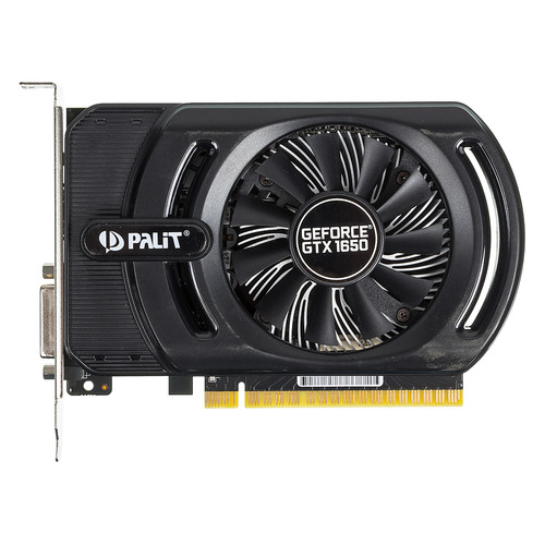 Видеокарта Palit NVIDIA GeForce GTX 1650, PA-GTX1650 STORMX 4G, 4ГБ, GDDR5, Bulk [ne51650006g1-1170f bulk]
