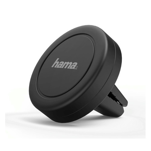 Держатель HAMA Magnet Vent для смартфонов, магнитный, черный [00188301]