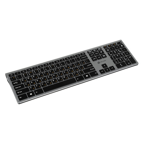 Клавиатура Oklick 890S, USB, Радиоканал, серый [1196549]