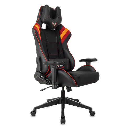 Кресло игровое ZOMBIE VIKING 4 AERO, на колесиках, текстиль/эко.кожа, красный/черный [viking 4 aero red]