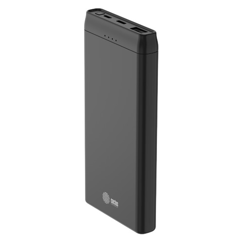 Внешний аккумулятор (Power Bank) Cactus CS-PBFSFT-10000, 10000мAч, черный