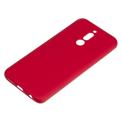 Чехол (клип-кейс) BORASCO Soft Touch, для Xiaomi Redmi 8, красный [37993]