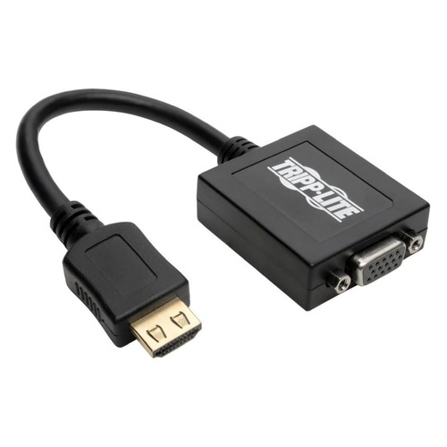 Адаптер аудио-видео Tripp Lite P131-06N, HDMI (m) - VGA (f) , ver 1.4, 0.15м, ф/фильтр, черный