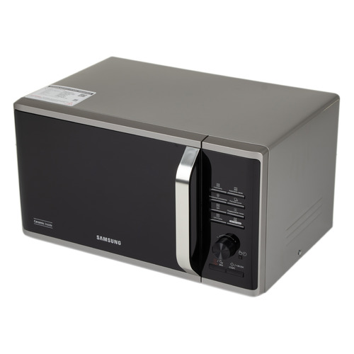 Микроволновая печь Samsung MG23K3575AS/BW, 800Вт, 23л, черный /серебристый