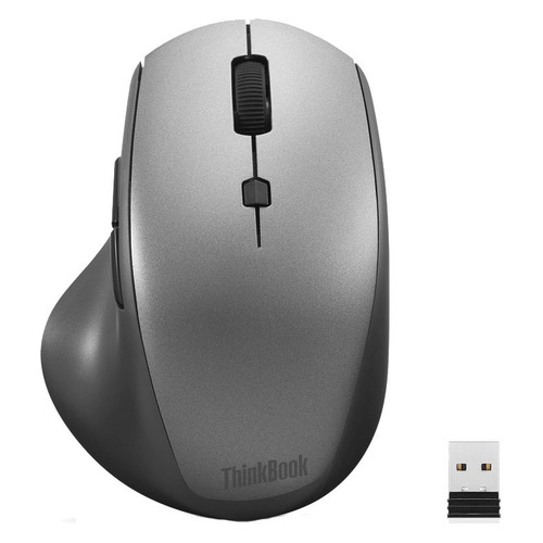 Мышь Lenovo ThinkBook, оптическая, беспроводная, USB, черный [4y50v81591]