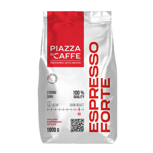 Кофе зерновой JARDIN Piazza del Caffe Espresso, темная обжарка, 1000 гр [1097-06]