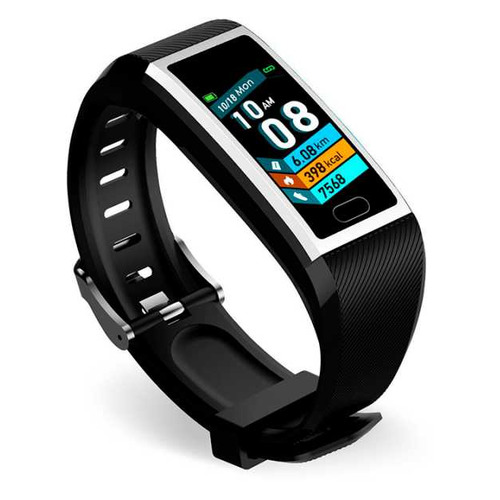 Фитнес-трекер Smarterra FitMaster 5, 1.14", серый / черный [smft-05blg]