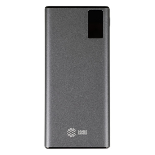 Внешний аккумулятор (Power Bank) Cactus CS-PBFSLT-10000, 10000мAч, серый