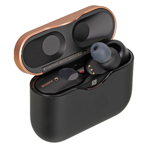 Гарнитура Sony WF-1000XM3, Bluetooth, вкладыши, черный [wf1000xm3b.e]