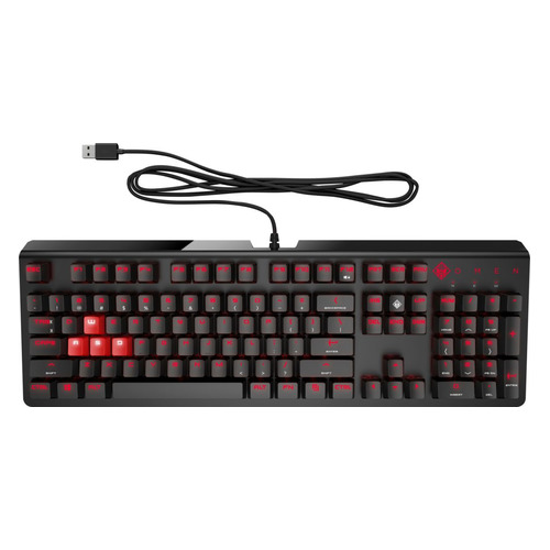 Клавиатура HP OMEN Encoder, USB, черный [6yw75aa]