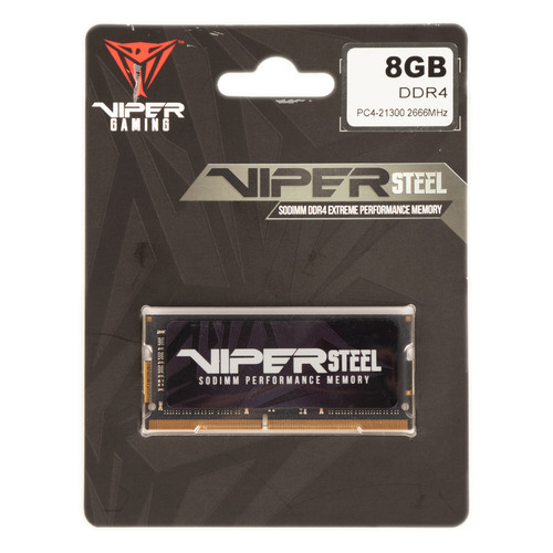 Модуль памяти Patriot Viper Steel PVS48G266C8S DDR4 - 8ГБ 2666, SO-DIMM, Ret