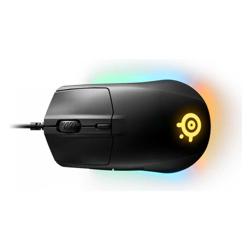 Мышь SteelSeries Rival 3, игровая, оптическая, проводная, USB, черный [62513]