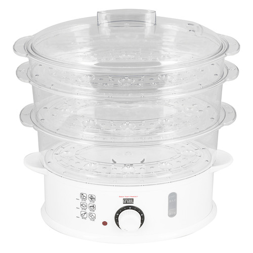 Пароварка GFgril GFS-5MPP, белый и белый