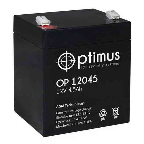 Аккумулятор Optimus OP 12045