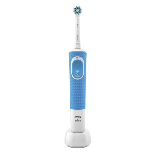 Электрическая зубная щетка Oral-B Vitality CrossAction 100, цвет: белый и синий [80326310]