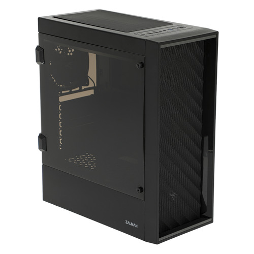 Корпус ATX Zalman ZM-T7, Midi-Tower, без БП, черный