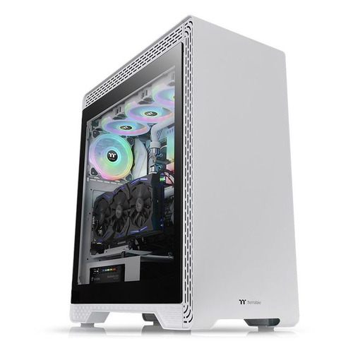 Корпус ATX Thermaltake S500 TG, Midi-Tower, без БП, белый [ca-1o3-00m6wn-00]
