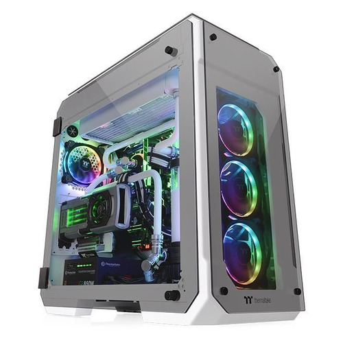 Корпус ATX Thermaltake View 71 TG Snow, Full-Tower, без БП, белый [ca-1i7-00f6wn-00]