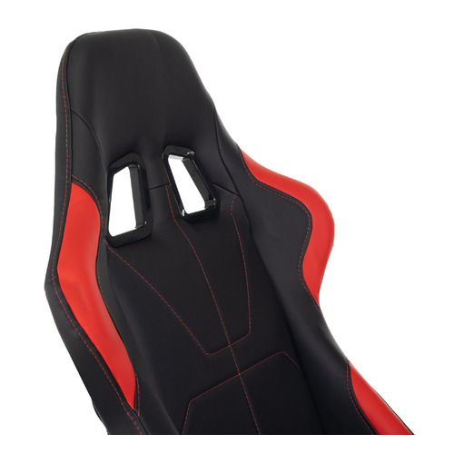 Кресло игровое ZOMBIE VIKING 5 AERO, на колесиках, эко.кожа, красный/черный [viking 5 aero red]