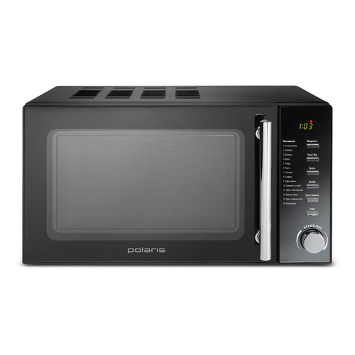 Микроволновая печь Polaris PMO 2002DG RUS, 700Вт, 20л, черный