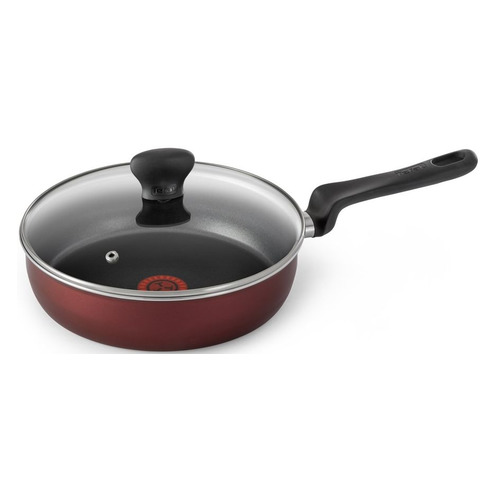 Сотейник Tefal Only Cook 04170224, с крышкой, красный [9100024450]