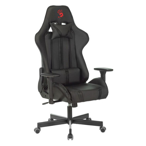 Кресло игровое A4TECH Bloody GC-600, на колесиках, эко.кожа, черный