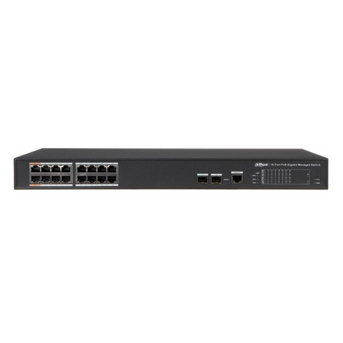 Коммутатор Dahua DH-PFS4218-16GT-190 16G 2SFP 14PoE+ 190W управляемый