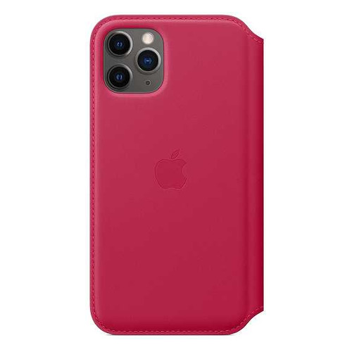 Чехол (флип-кейс) Apple Leather Folio, для Apple iPhone 11 Pro, малиновый [my1k2zm/a]