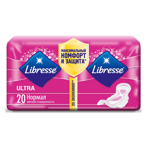 Прокладки LIBRESSE Ultra Clip Norma Duo, 20шт