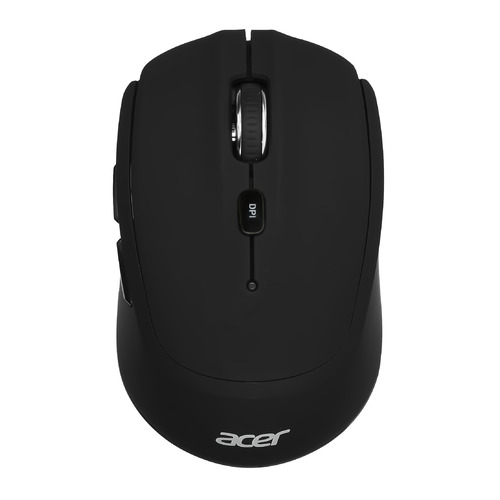 Мышь Acer OMR040, оптическая, беспроводная, USB, черный [zl.mceee.00a]