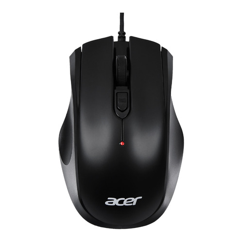 Мышь Acer OMW020, оптическая, проводная, USB, черный [zl.mceee.004]