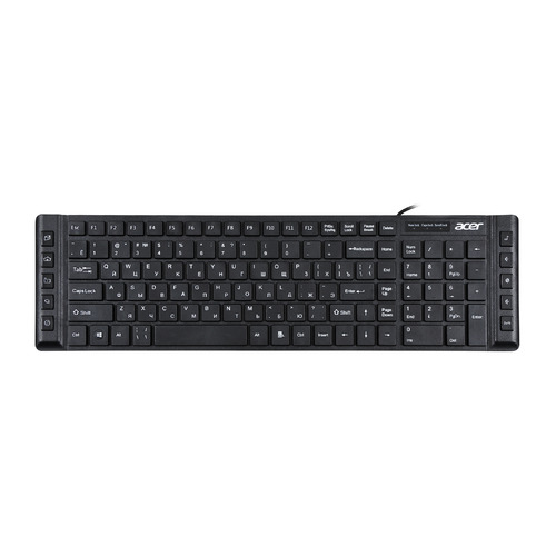 Клавиатура Acer OKW010, USB, черный [zl.kbdee.002]
