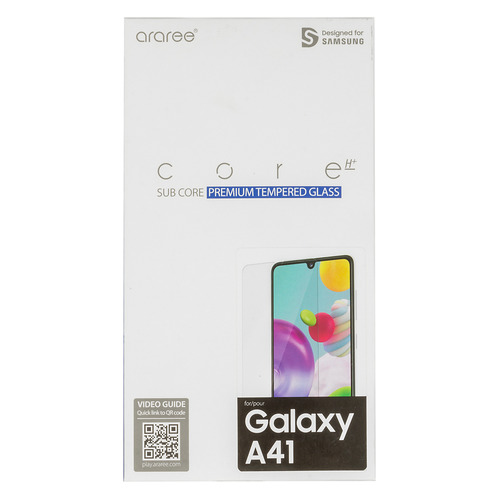 Защитное стекло для экрана Samsung araree by KDLAB для Samsung Galaxy A41 прозрачная, 1 шт [gp-tta415kdatr]