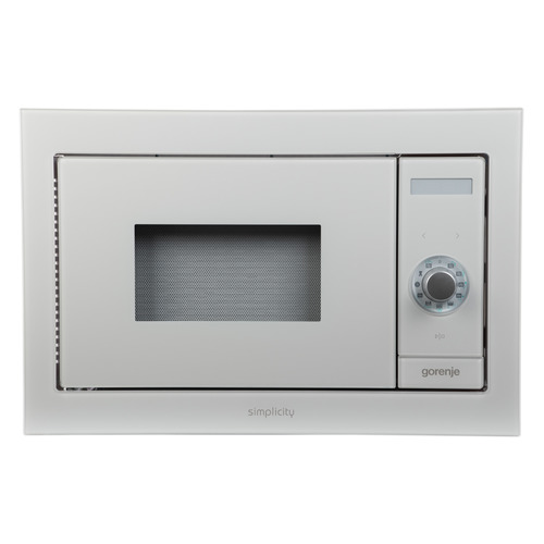 Микроволновая печь Gorenje BM235SYW, встраиваемая, 23л, 900Вт, белый