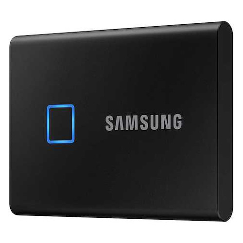 Внешний диск SSD Samsung T7 Touch MU-PC1T0K/WW, 1ТБ, черный