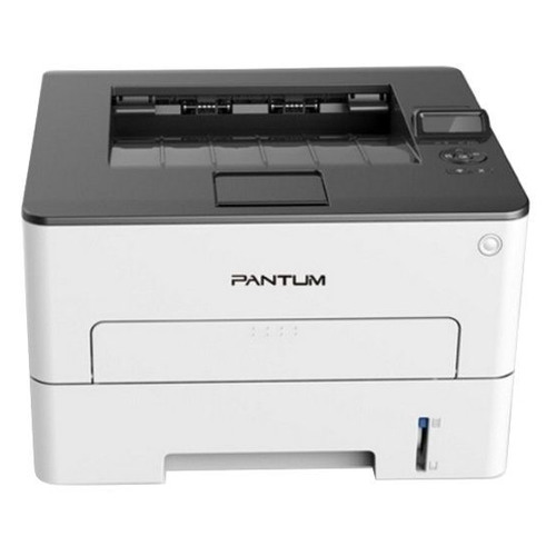 Принтер лазерный Pantum P3300DN черно-белый, цвет: белый