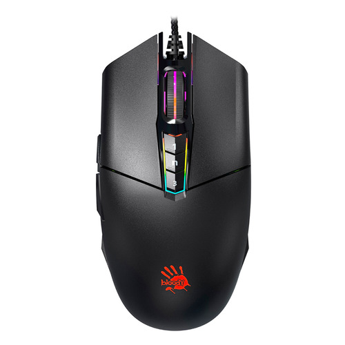 Мышь A4TECH Bloody P91s, игровая, оптическая, проводная, USB, черный [p91s black activated]