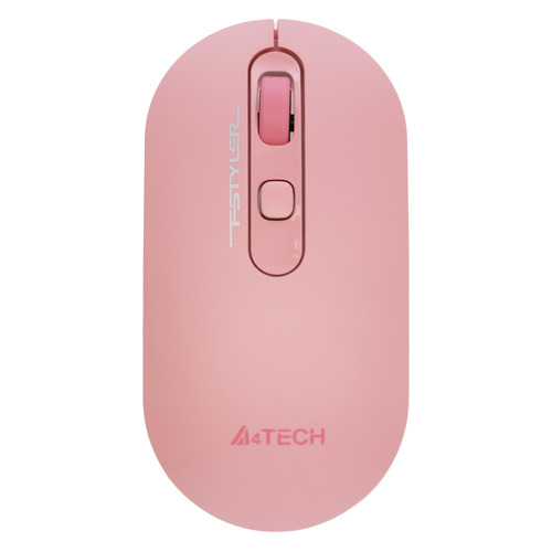 Мышь A4TECH Fstyler FG20, оптическая, беспроводная, USB, розовый [fg20 pink]