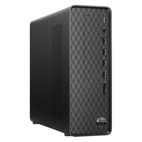 Компьютер HP Slimline S01-aF0006ur, AMD Ryzen 3 3250U, DDR4 4ГБ, 256ГБ(SSD), AMD Radeon Graphics, Windows 10 Home, черный [14r00ea]