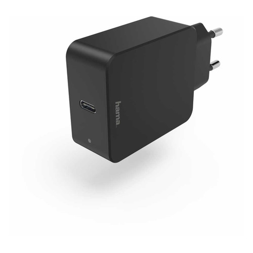 Сетевое зарядное устройство HAMA H-183284, USB type-C, 3A, черный [00183284]