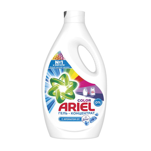 Гель для стирки ARIEL Touch of Lenor Fresh, 1.95л, белое и цветное белье, концентрат