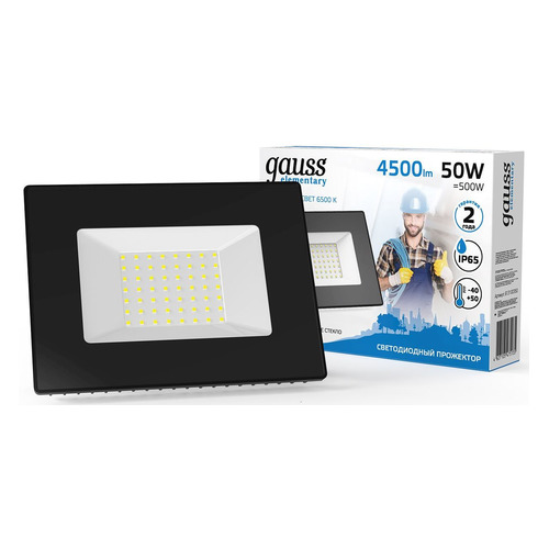 Прожектор уличный GAUSS 613100350, 50Вт
