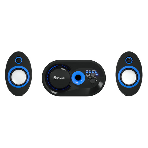 Колонки Bluetooth Oklick OK-433, 2.1, черный [1383714]