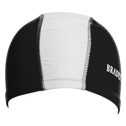 Шапочка для плавания Bradex SF 0360 полиамид черный/серый