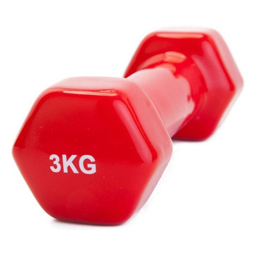 Гантель Bradex SF 0163 1гант. 3кг обрезин. красный