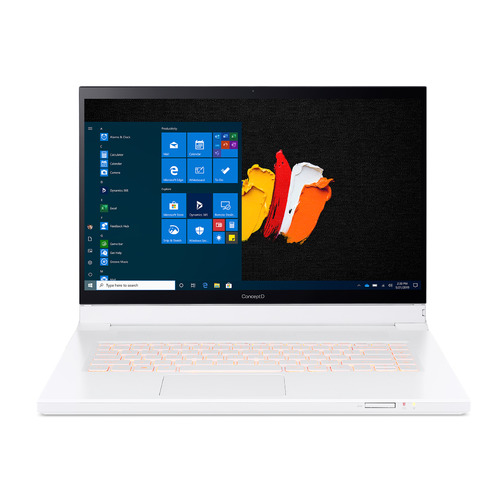 Ноутбук-трансформер Acer ConceptD 7 Ezel CC715-91P-X7V8, 15.6", IPS, Intel Xeon W-10885M 2.8ГГц, 32ГБ, 1ТБ + 1ТБ SSD, NVIDIA Quadro RTX 5000 - 16384 Мб, Windows 10 Professional, NX.C5FER.001, белый