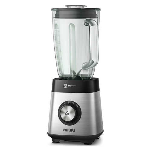 Блендер Philips HR3571/90, стационарный, серебристый